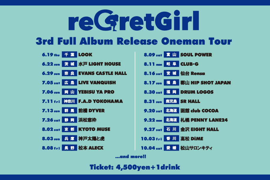 3rd Full Album Release Oneman Tour