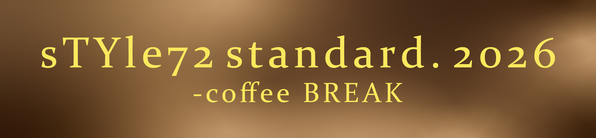 TOUR“coffee BREAK”特設ページ