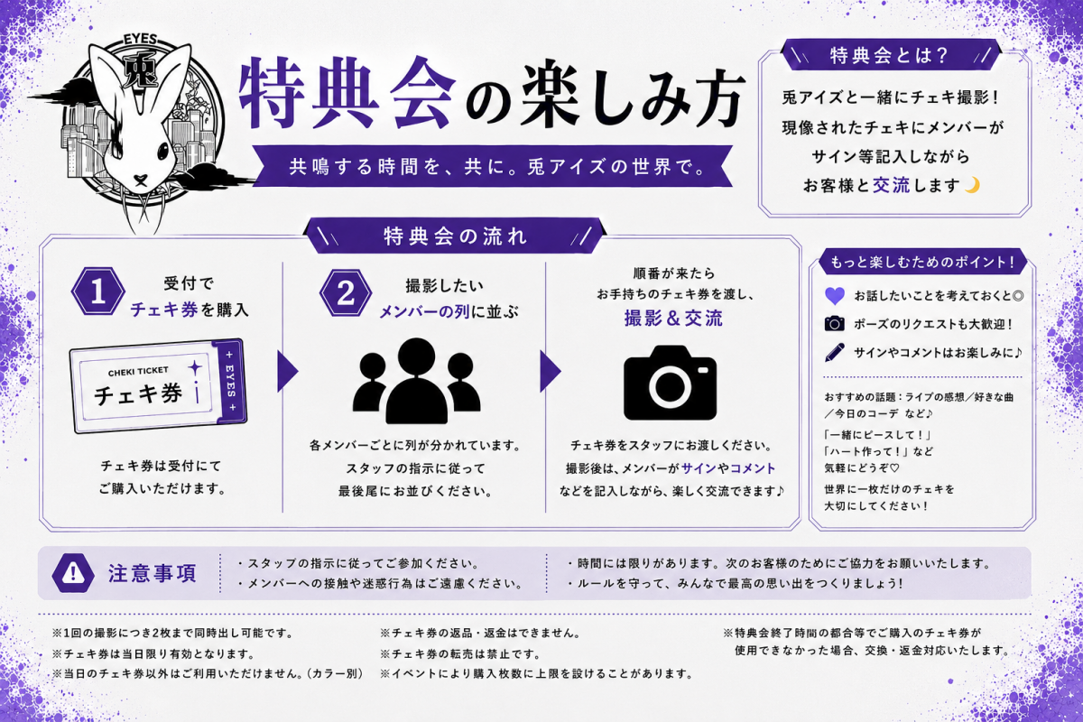 特典会楽しみ方バナー