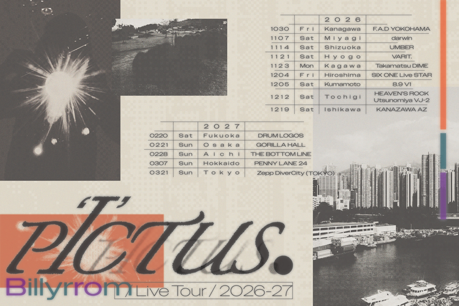 Billyrrom Live Tour 2026-2027 P‘I’CTUS