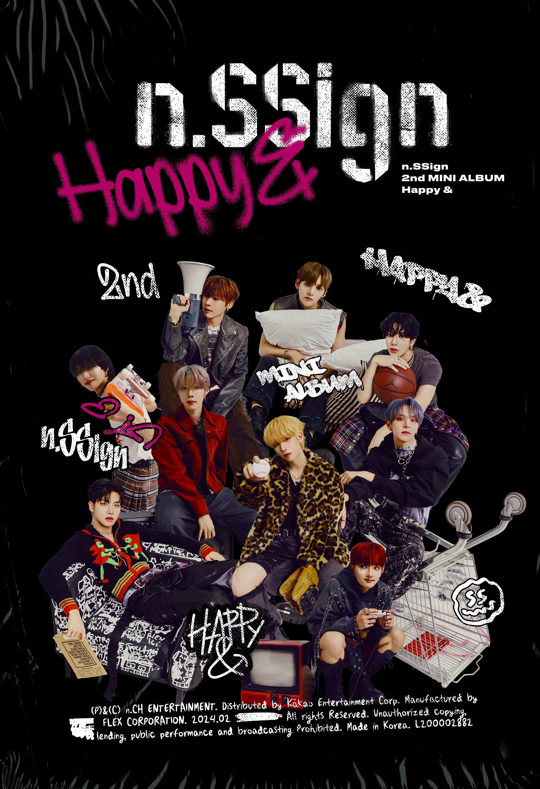 n.SSign 2nd MINI ALBUM 'Happy &'