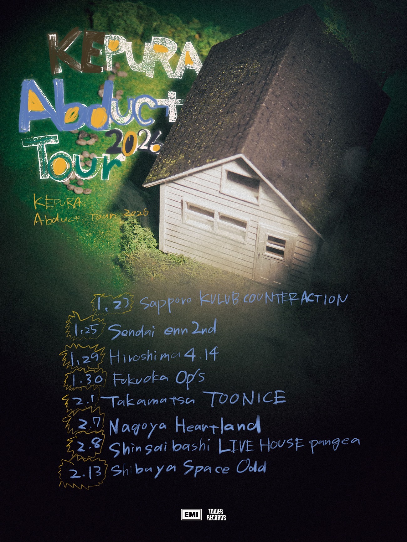KEPURA presents「Abduct Tour 2026」開催決定！