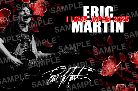 1stステージ “Acoustic MR.VOCALIST” にご来場の皆さまへ、エリック特製ステッカーをプレゼント!