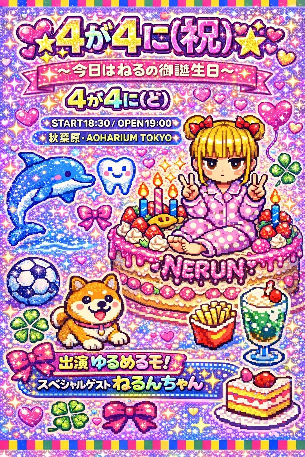 ねるん生誕イベントFC先行のお知らせ