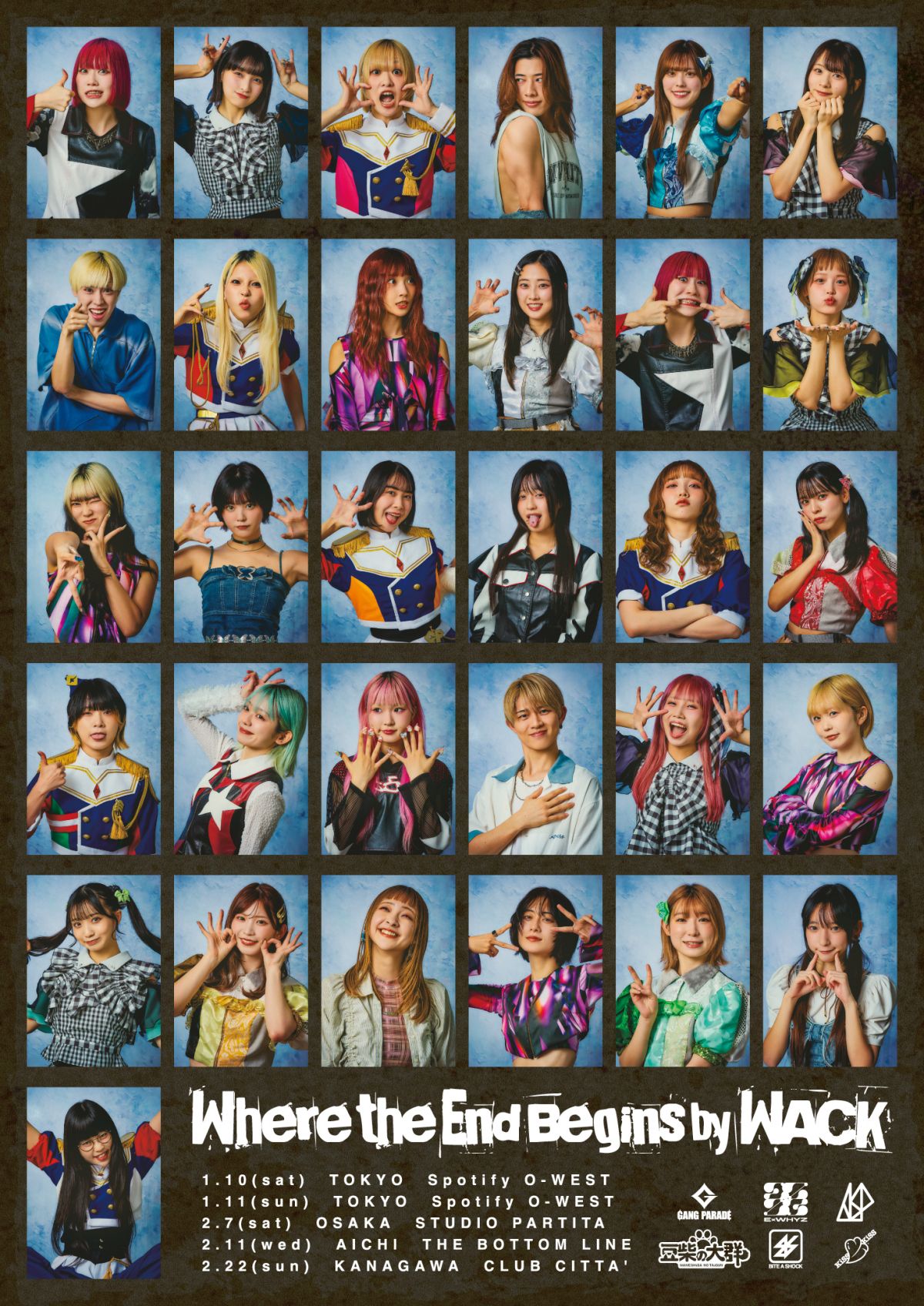 【2/9追記】WACK TOUR 2026「Where the End Begins by WACK」での会場グッズ販売、特典会実施のお知らせ