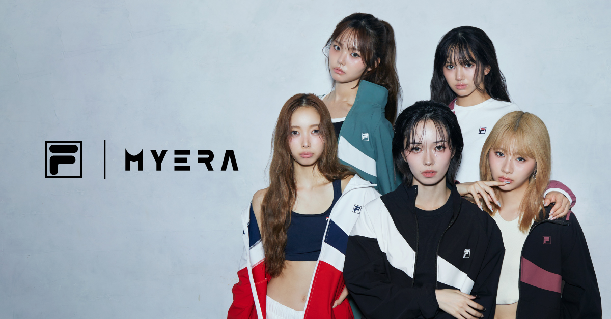 MYERAが25FWシーズン、FILAのスタイリングパートナーに就任！