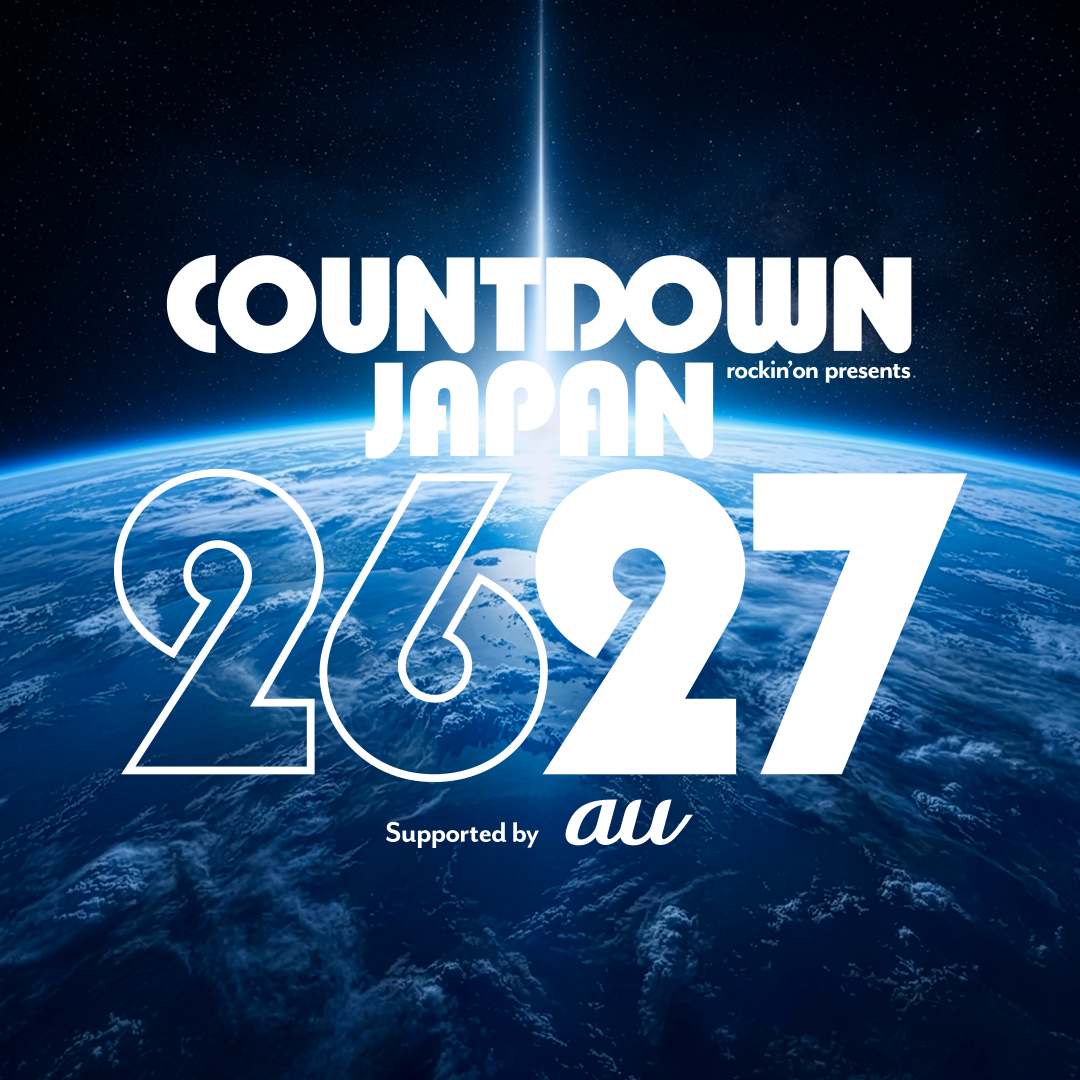 2026年12月26日(土) 「COUNTDOWN JAPAN 26/27」に初出演決定！