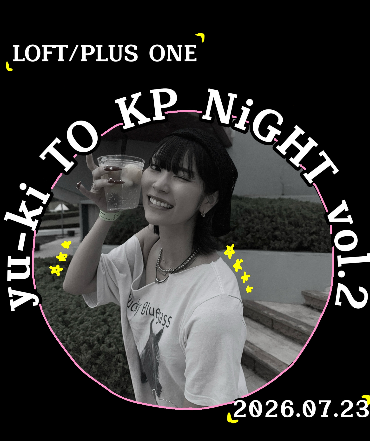 yu-kiプロデュースソロイベント「”yu-ki to KP Night vol.2”」ファンクラブ会員先行はこちら