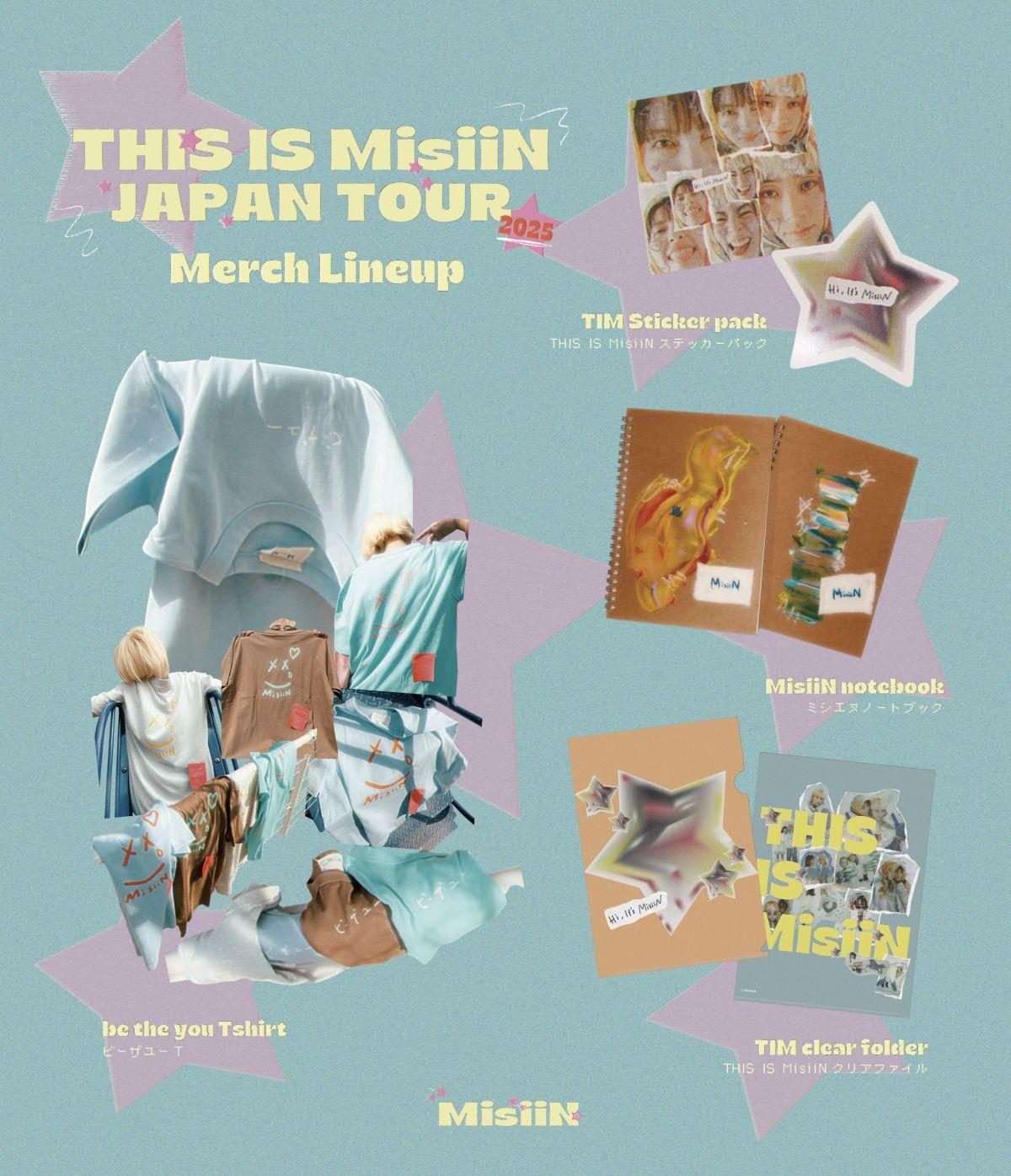 THIS IS MisiiN JAPAN TOUR Merch Lineup