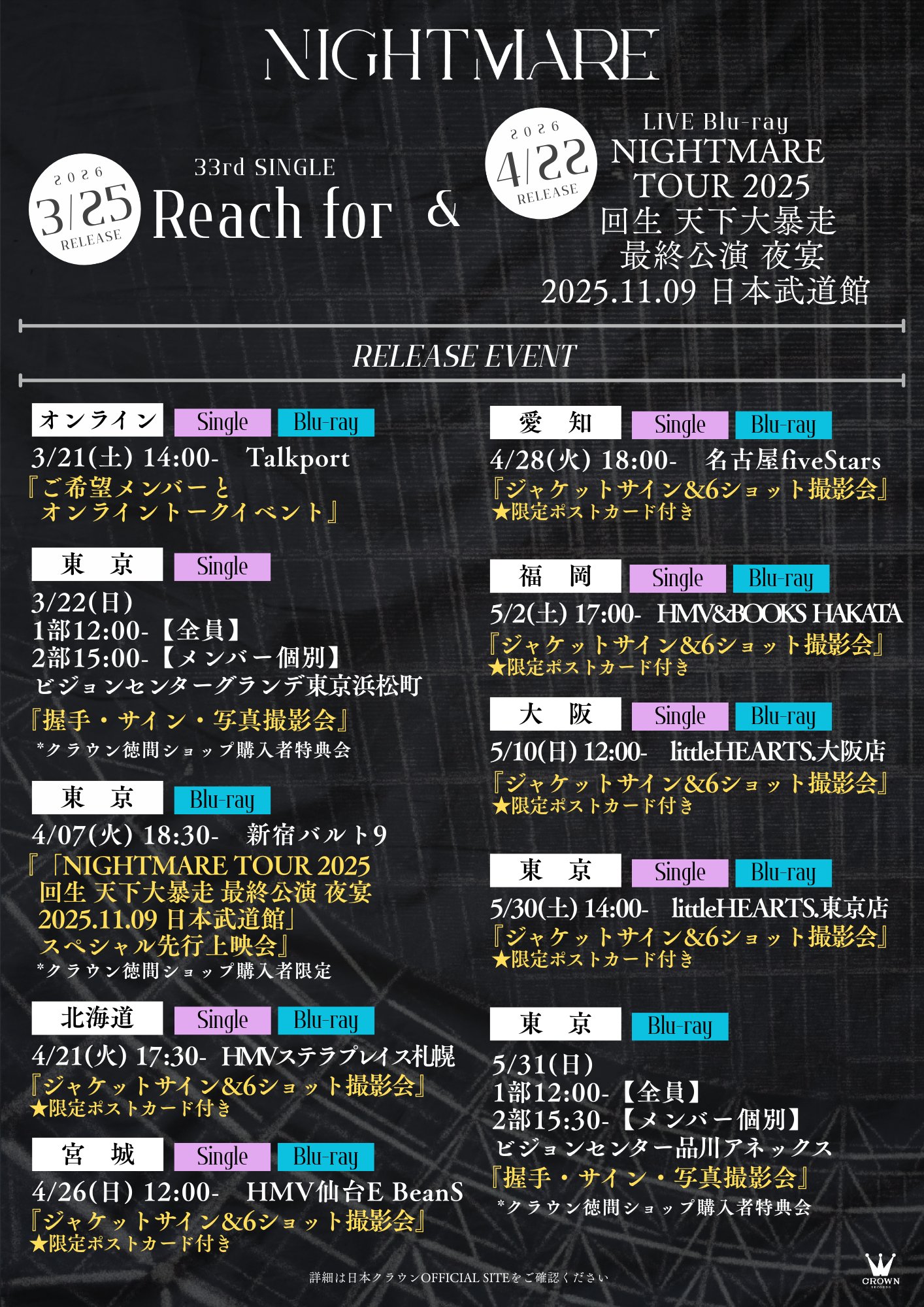 インストアイベント追加情報