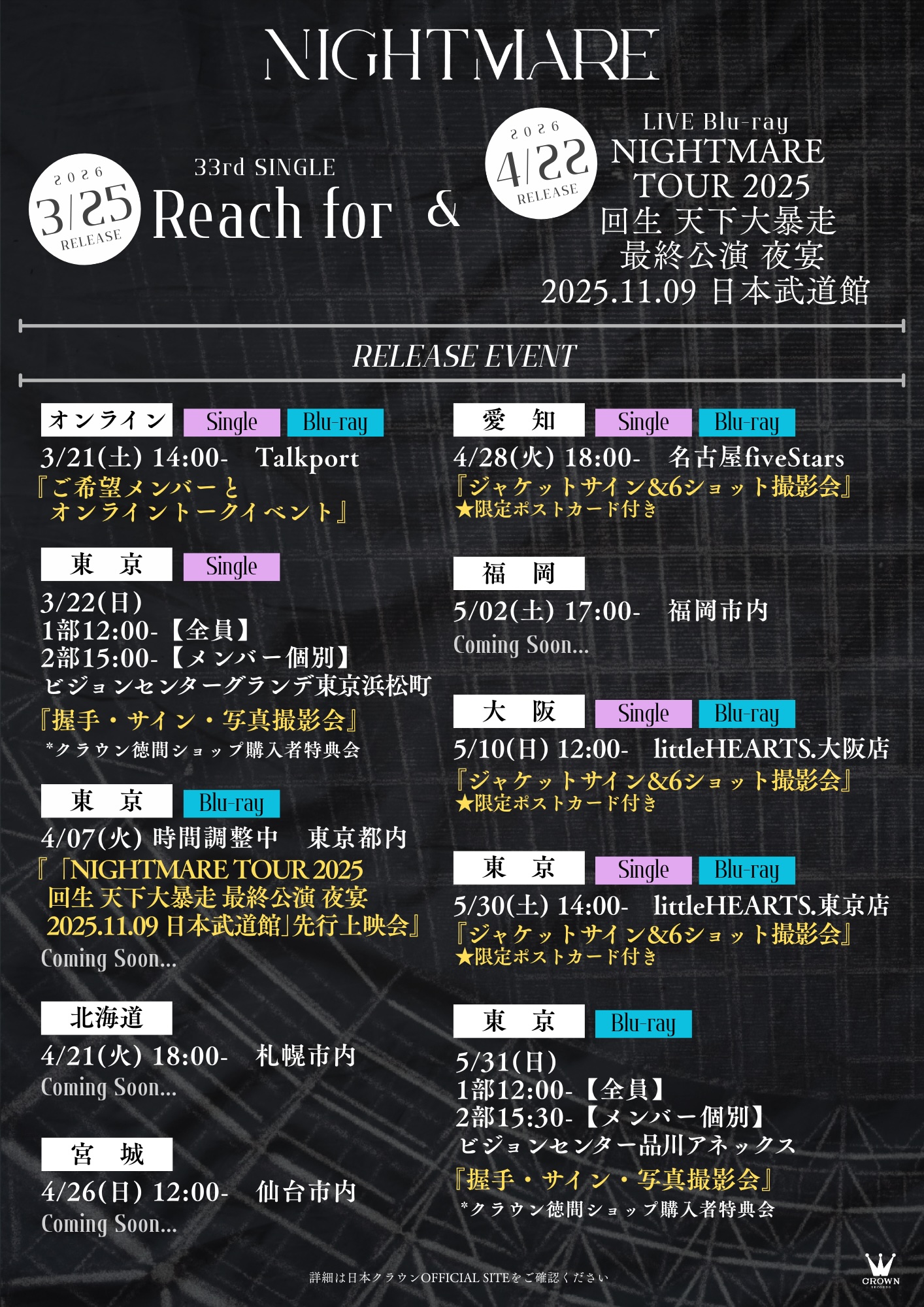 インストアイベント追加情報