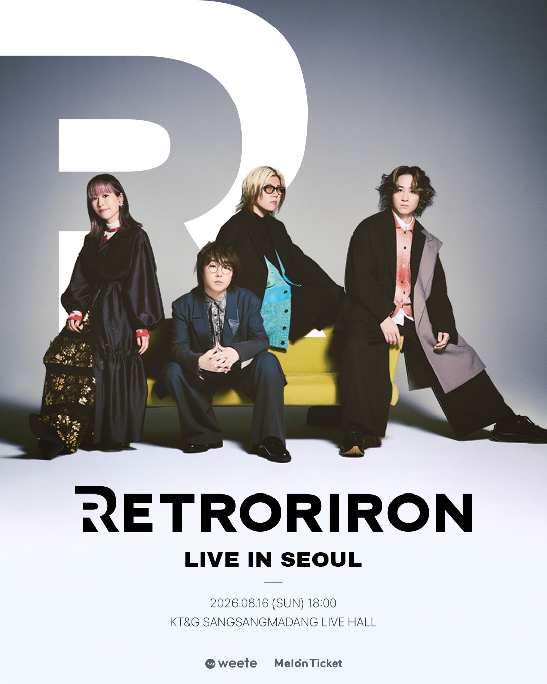 初の海外ワンマンライブ "RETRORIRON LIVE IN SEOUL" 開催決定！