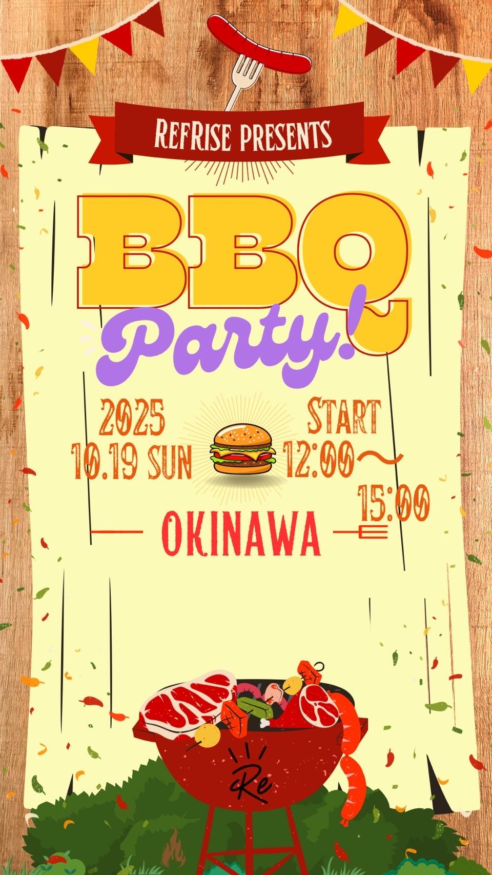 RefRise BBQ party in OKINAWA