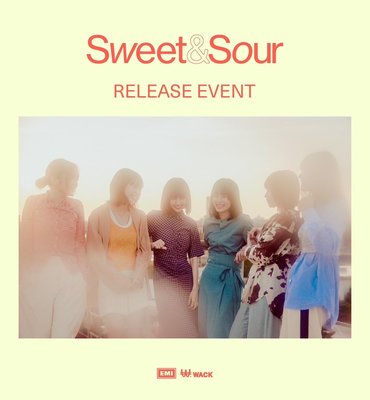 【6/28大阪】「Sweet & Sour」発売記念インストアイベント追加開催決定!!(6/26更新)