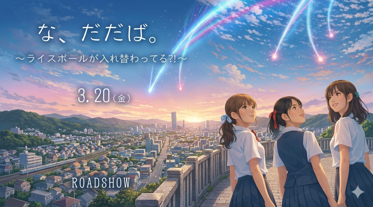 FC限定イベント「な、だだば。 〜ライスボールが入れ替わってる?!〜」ライブ配信のご案内